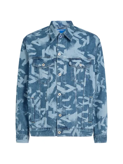 Karl Lagerfeld Jeans jakke med heldækkende tryk