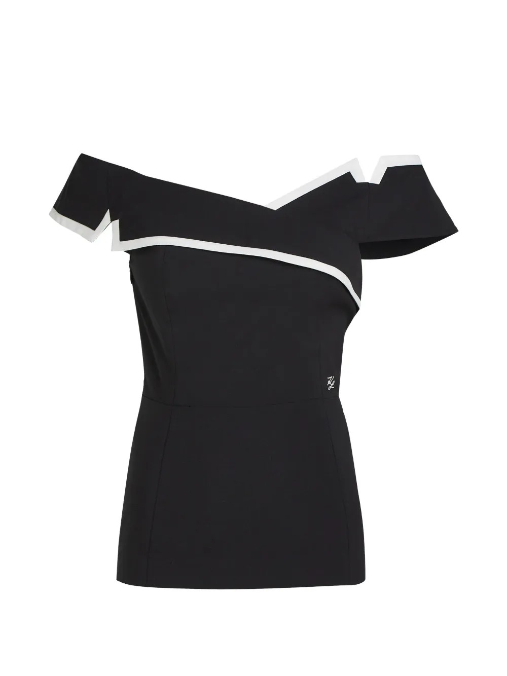 Karl Lagerfeld Top con spalle scoperte - Nero