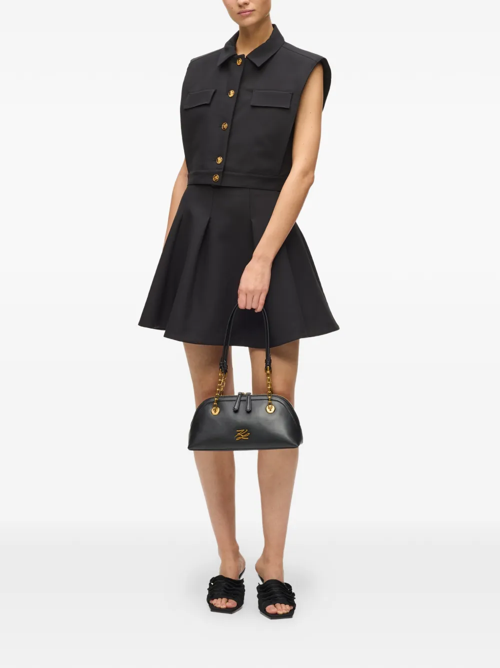 Karl Lagerfeld K Autograph kleine schoudertas Zwart