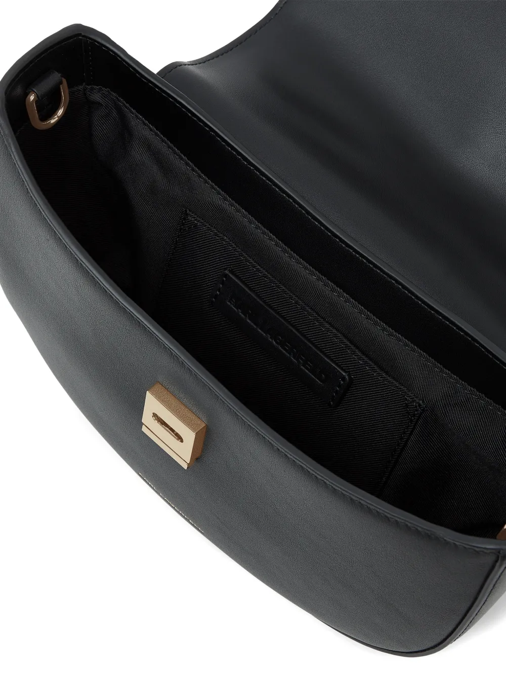 Karl Lagerfeld Leren shopper Zwart