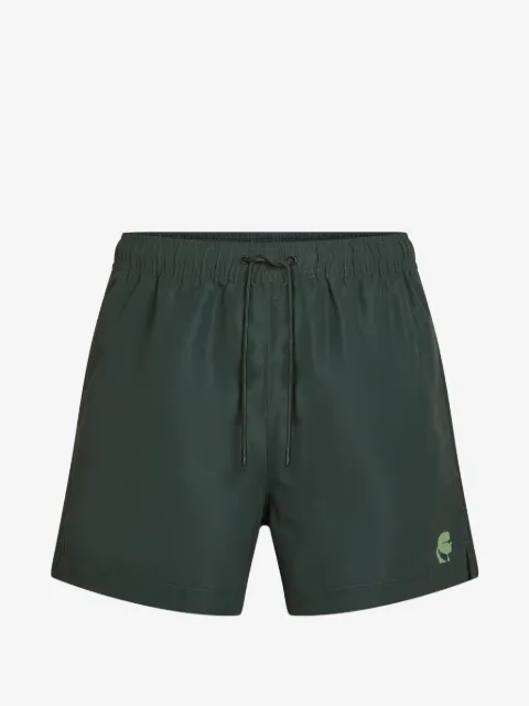 Karl Lagerfeld logo-print swim shorts