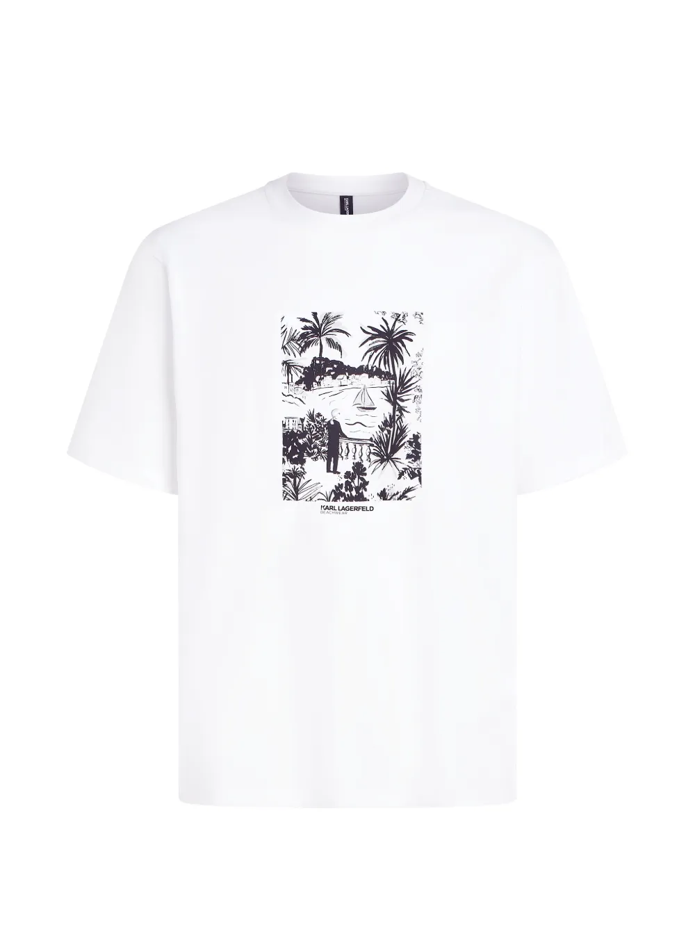 Karl Lagerfeld T-shirt con grafica - Bianco