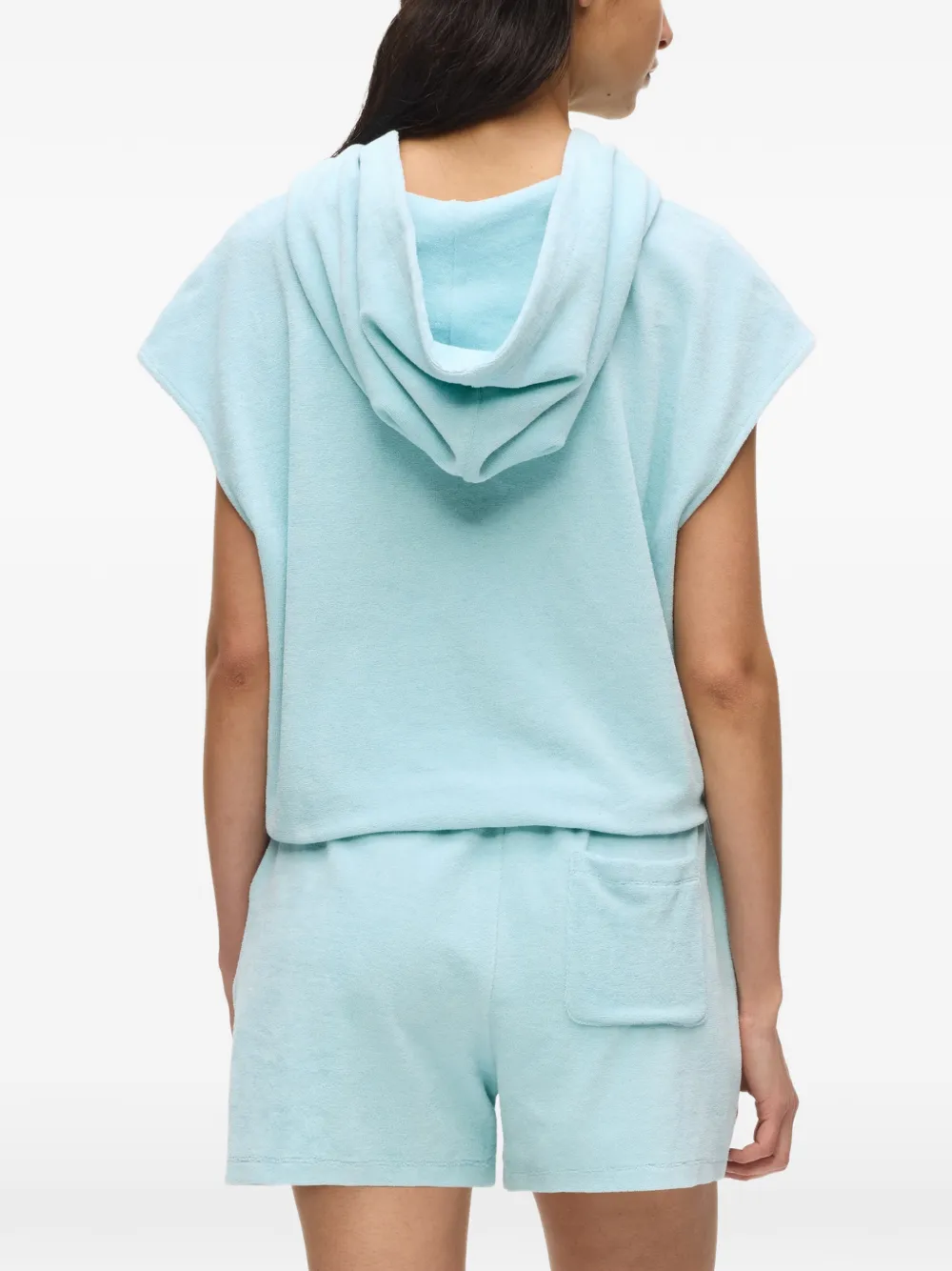 Karl Lagerfeld Jeans Gilet met capuchon Blauw