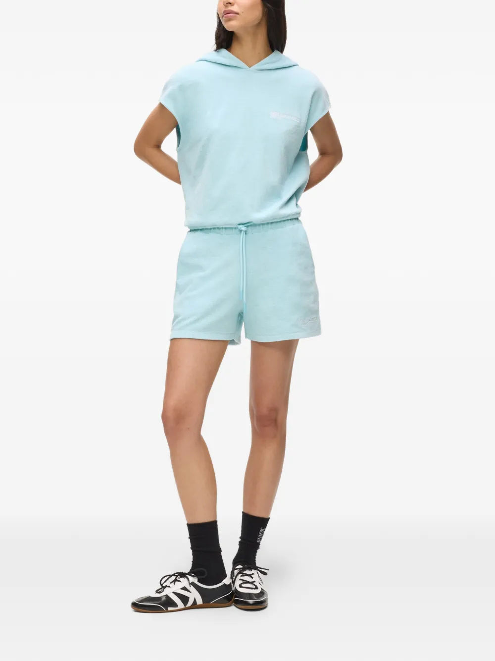  Karl Lagerfeld Jeans Chaleco Con Capucha - Azul 