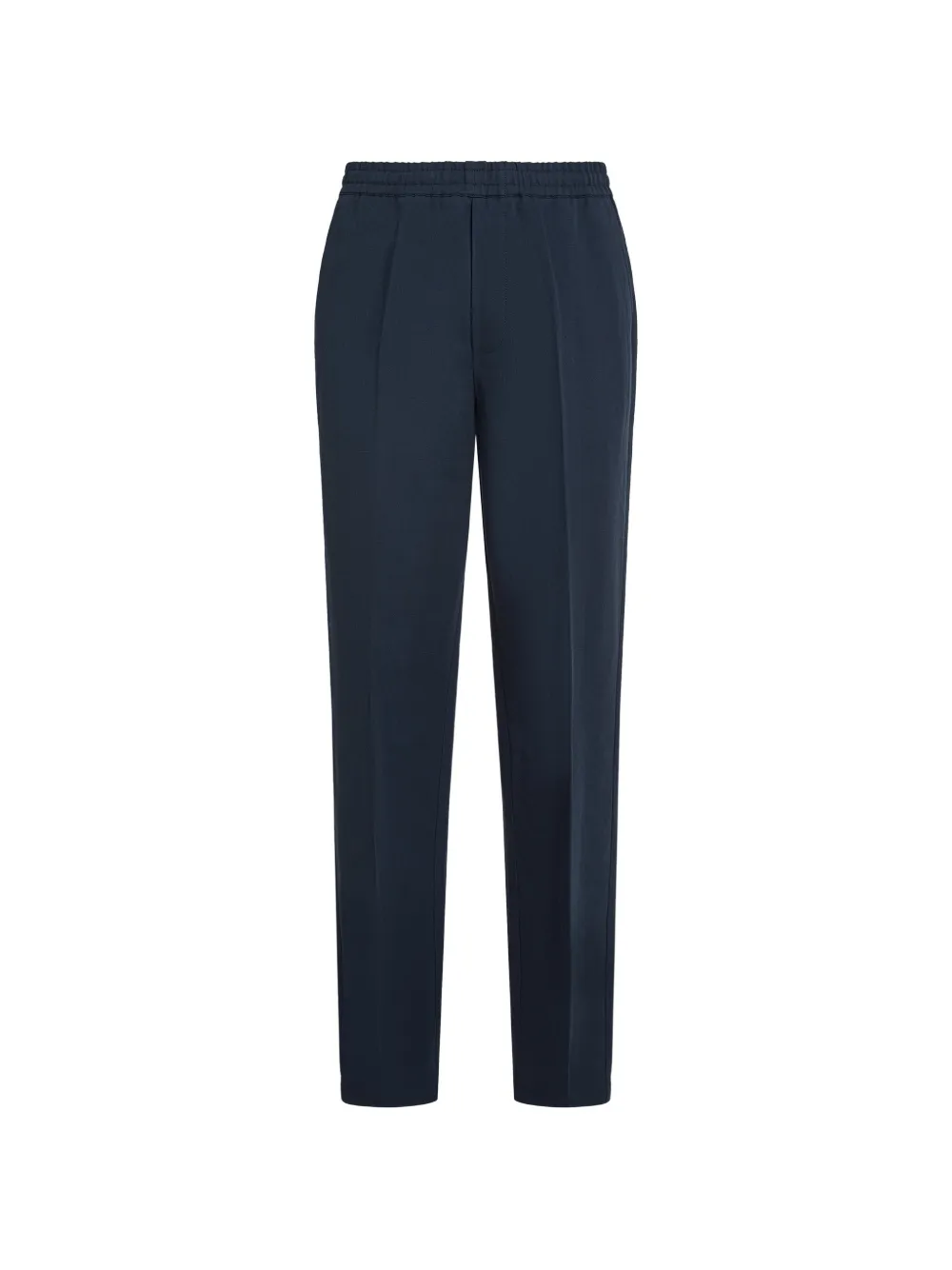 Karl Lagerfeld Pantaloni elasticizzati in lino - Blu
