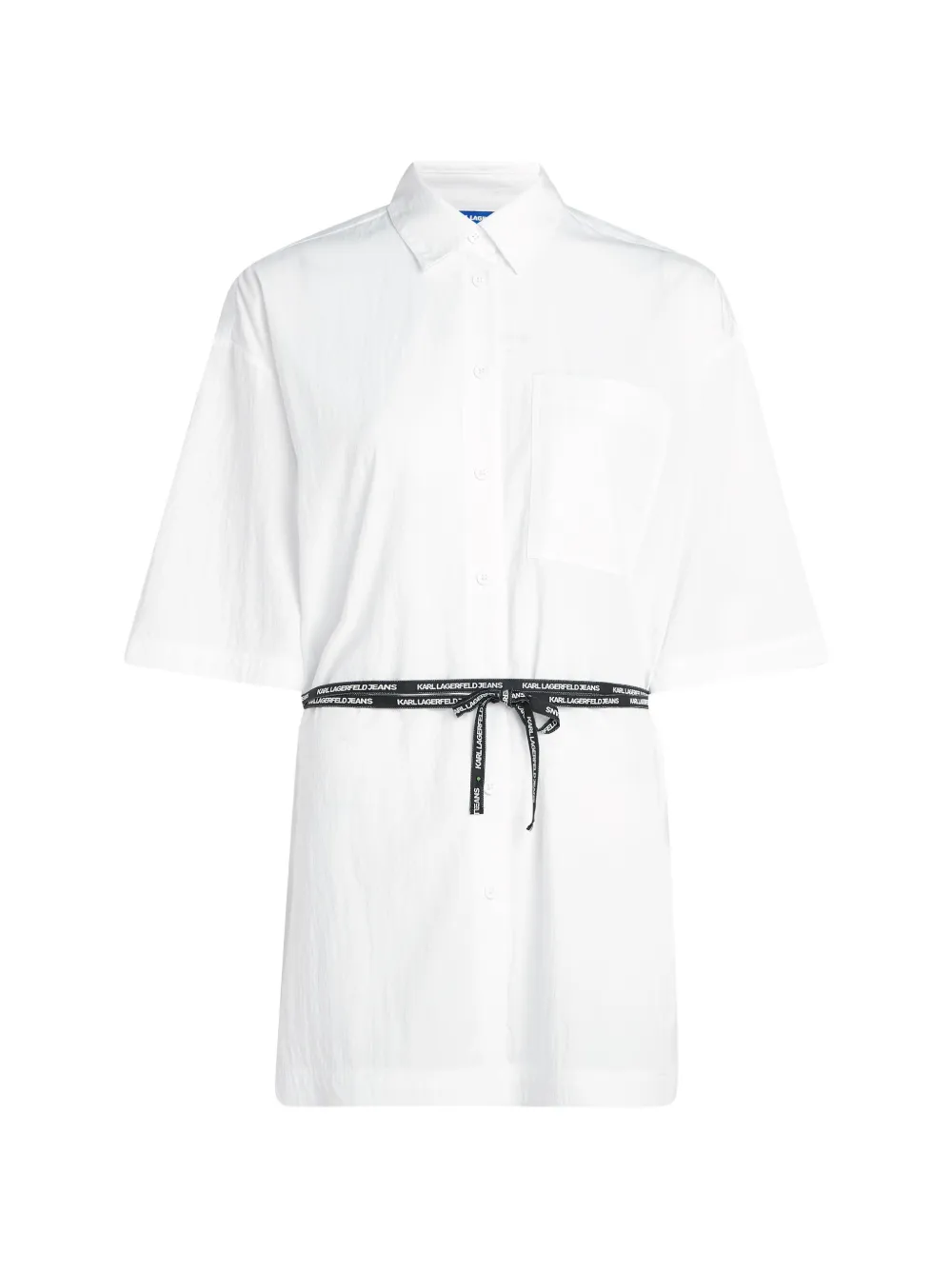 Karl Lagerfeld Jeans Camicia a maniche corte - Bianco