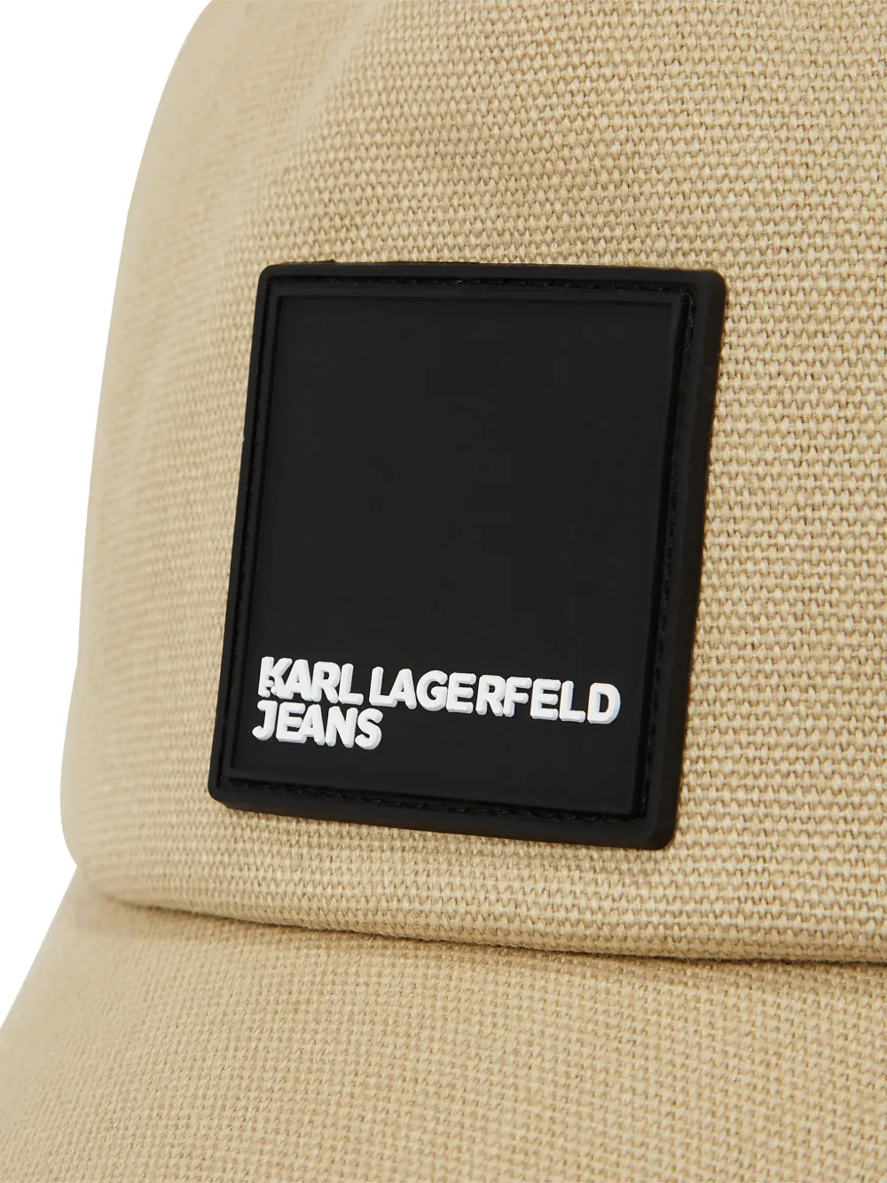 Karl Lagerfeld Jeans Pet met logo Beige