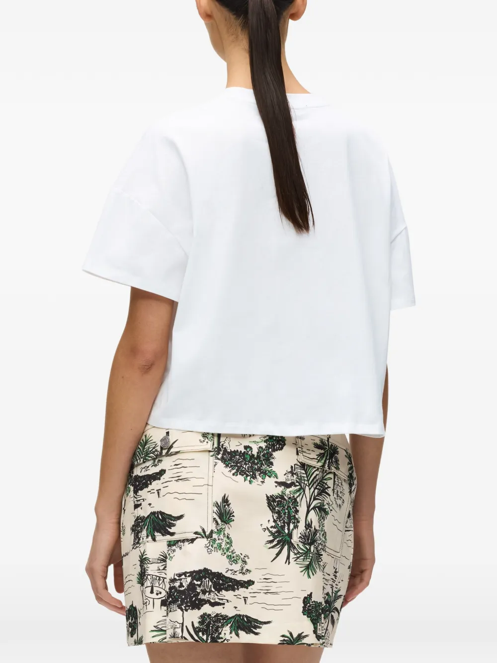 Karl Lagerfeld Villa la Vigie T-shirt Wit