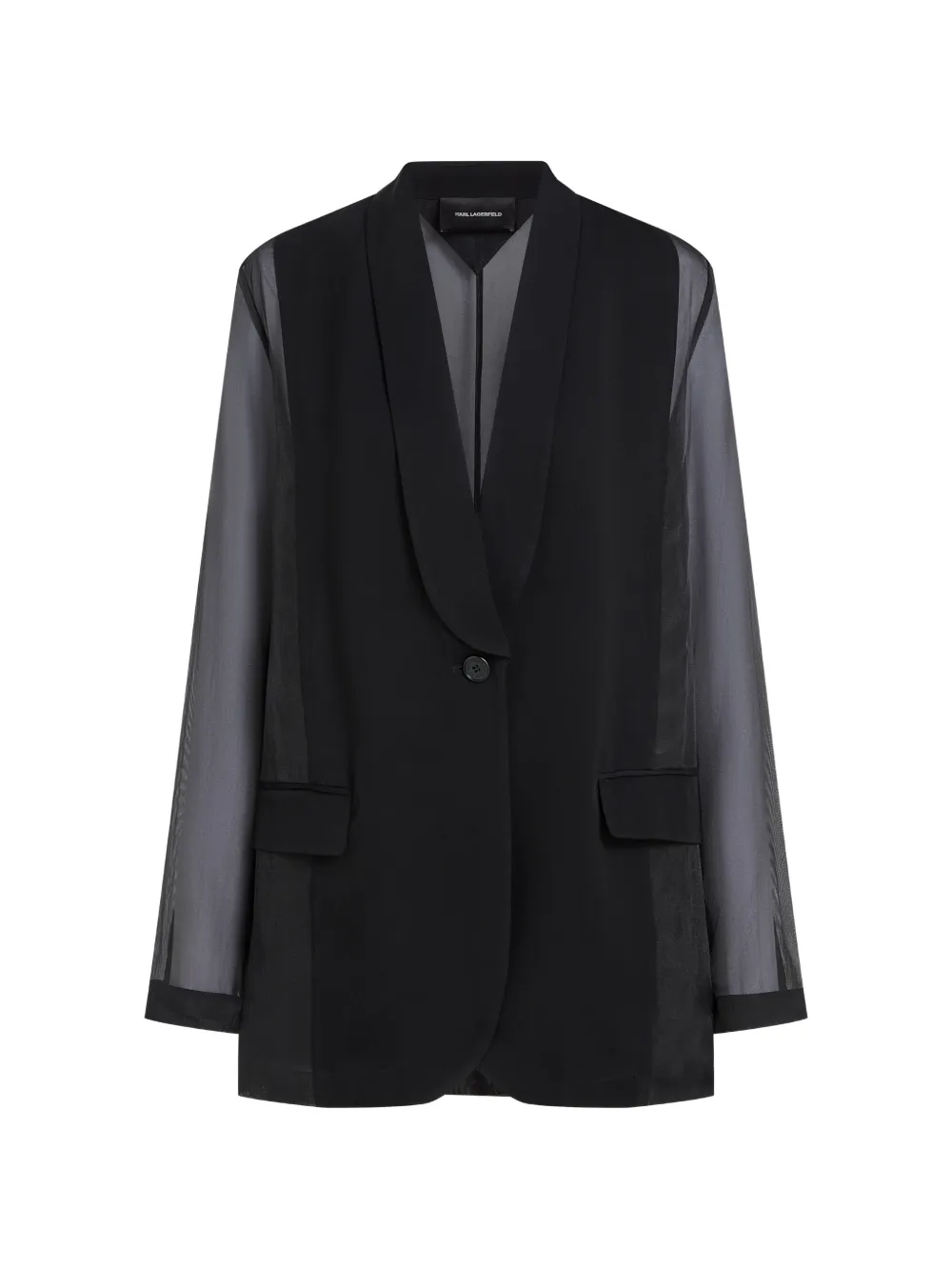 Karl Lagerfeld Blazer a maniche lunghe - Nero