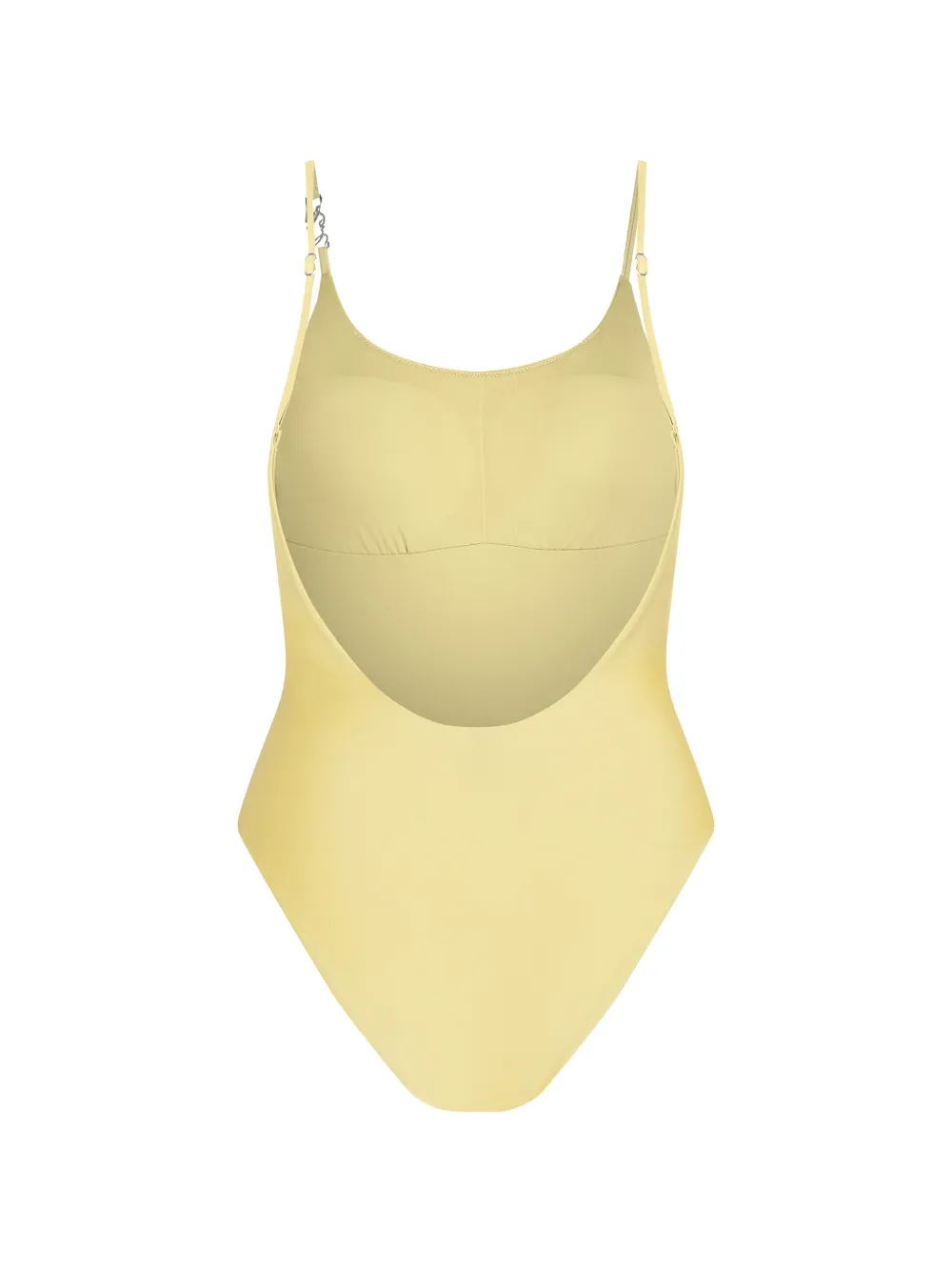  Karl Lagerfeld Signature Cheeky Swimsuit - Yellow 