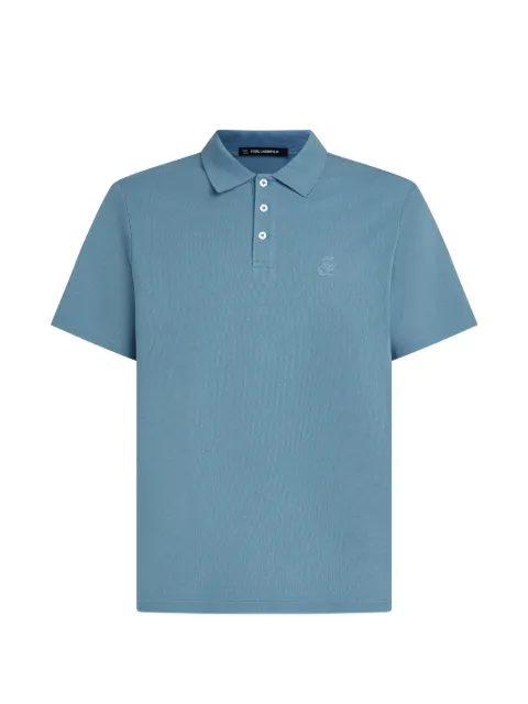 Karl Lagerfeld kameo logo pique polo shirt