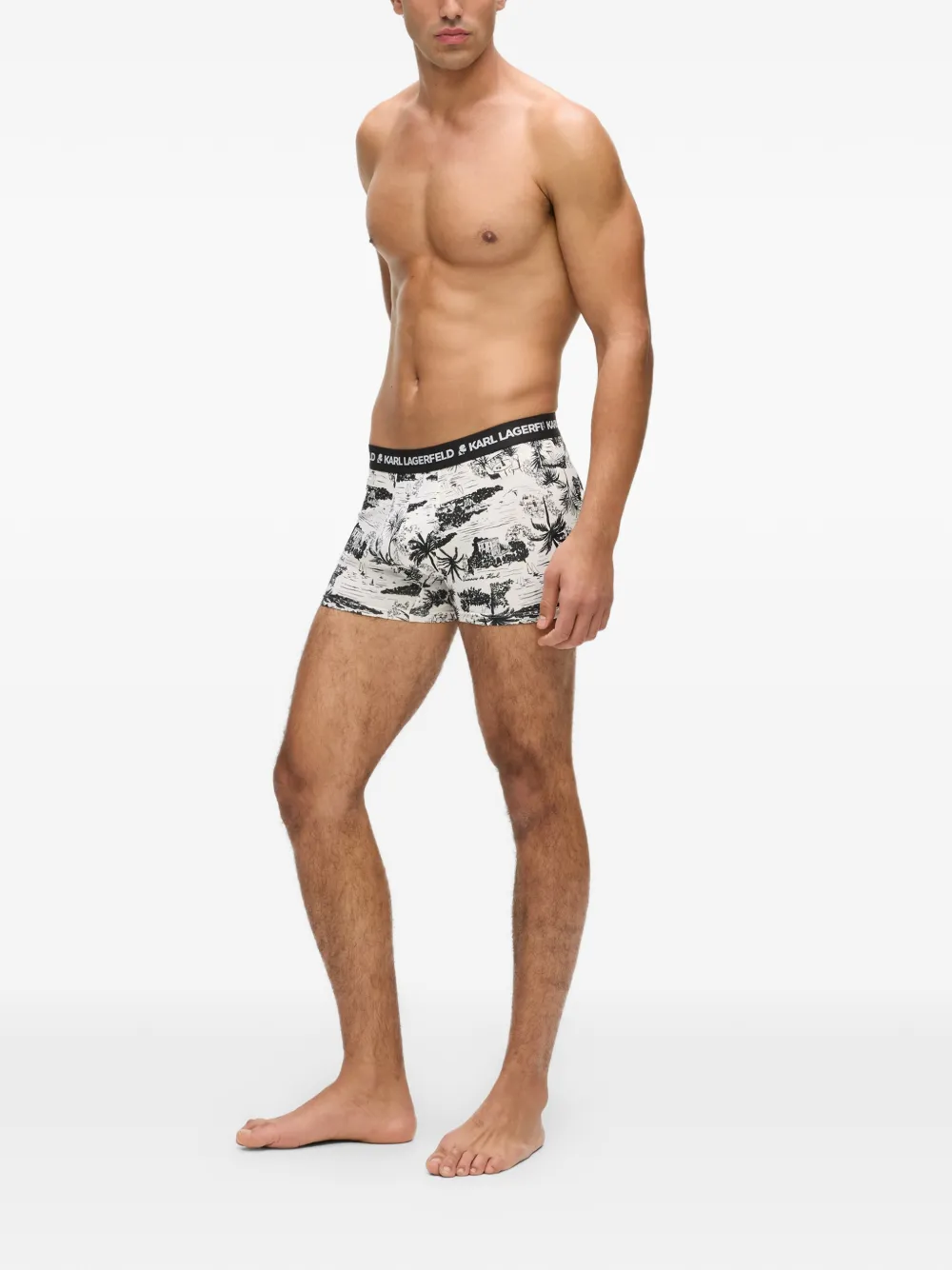 Karl Lagerfeld Villa la Vigie boxershorts Wit