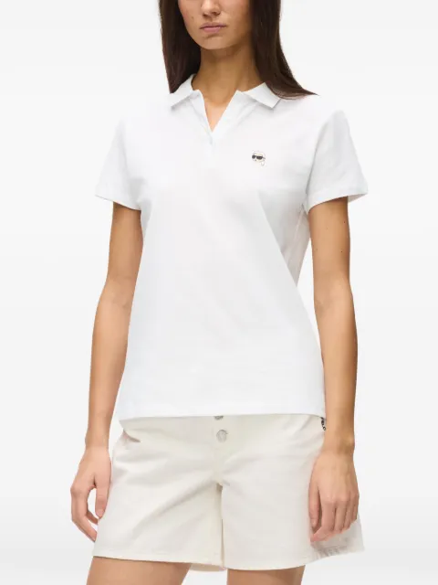 Karl Lagerfeld polo Ikon de piqué