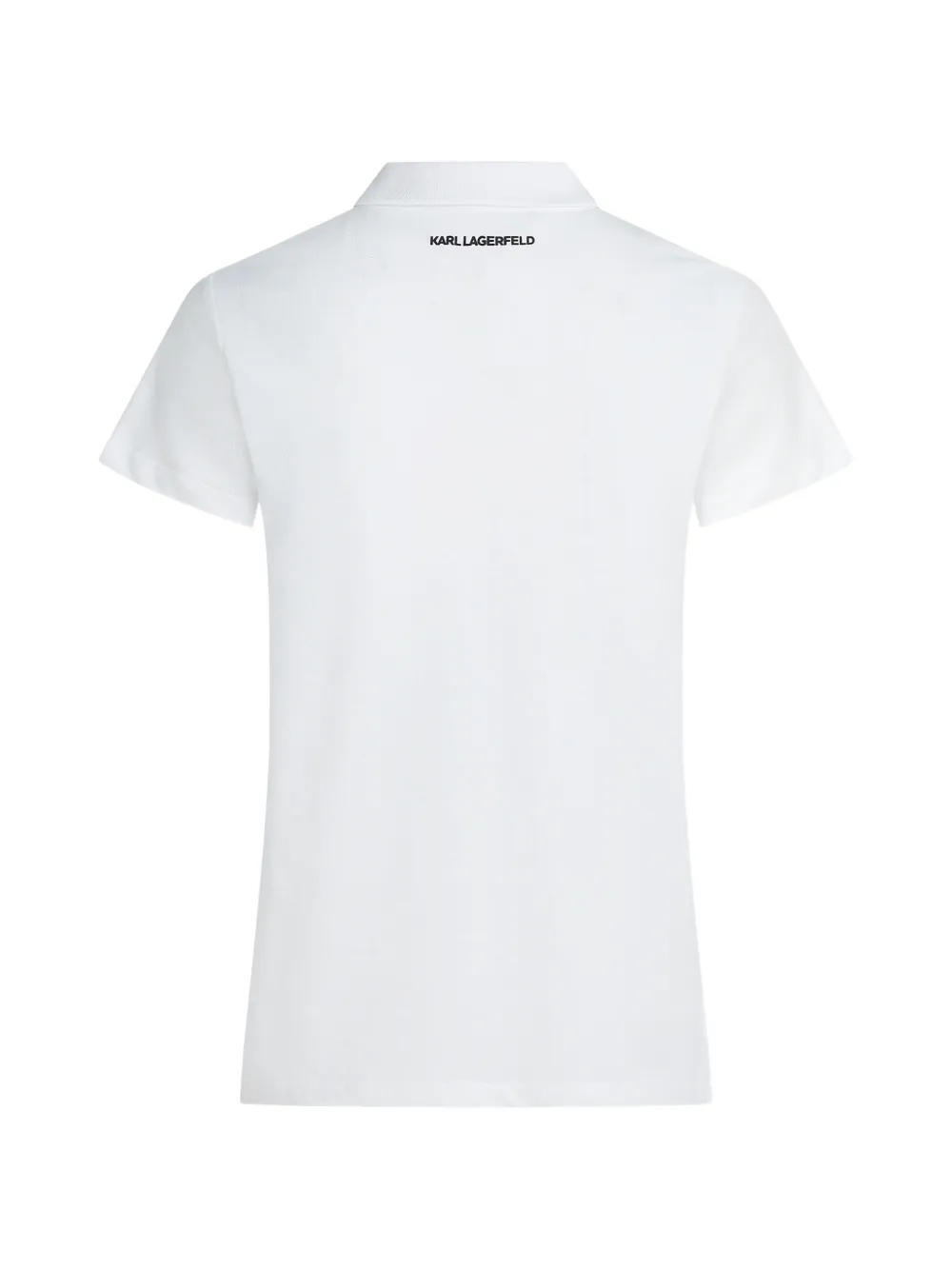 Karl Lagerfeld Ikon piqué polotop Wit