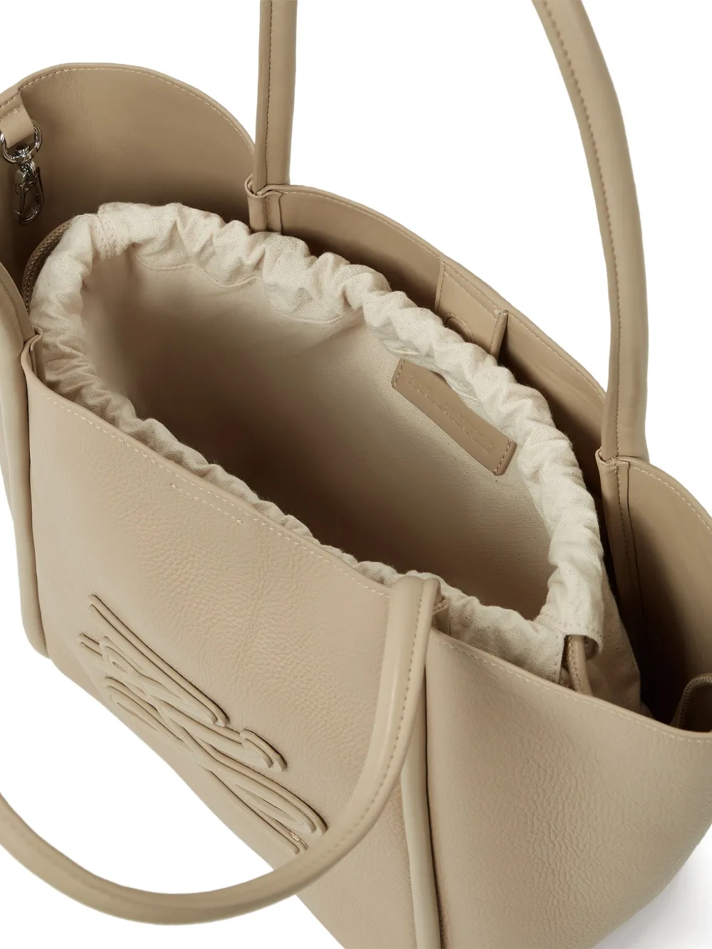 Karl Lagerfeld Medium K Autograph shopper Beige