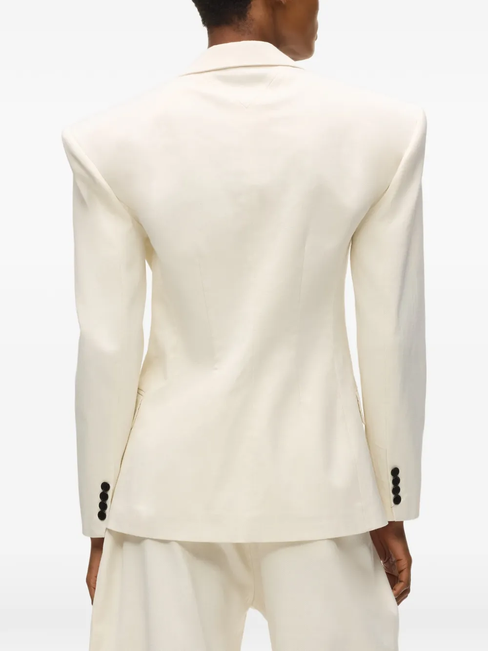 Karl Lagerfeld Karl Studio blazer met lange mouwen Beige