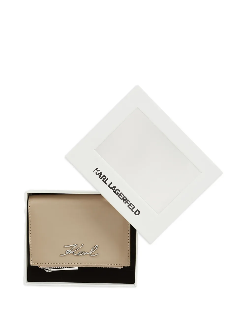 Karl Lagerfeld K Signature portemonnee Beige