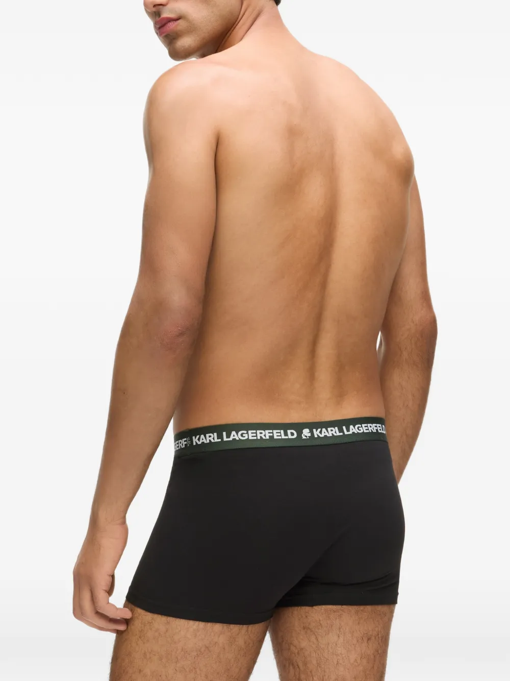 Karl Lagerfeld Boxershorts met logoband Zwart