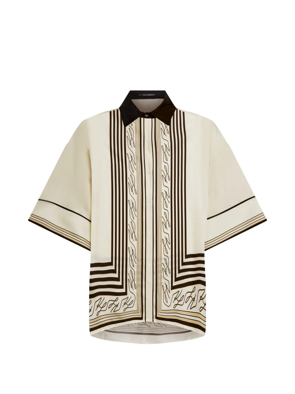 Karl Lagerfeld Camicia a righe - Toni neutri