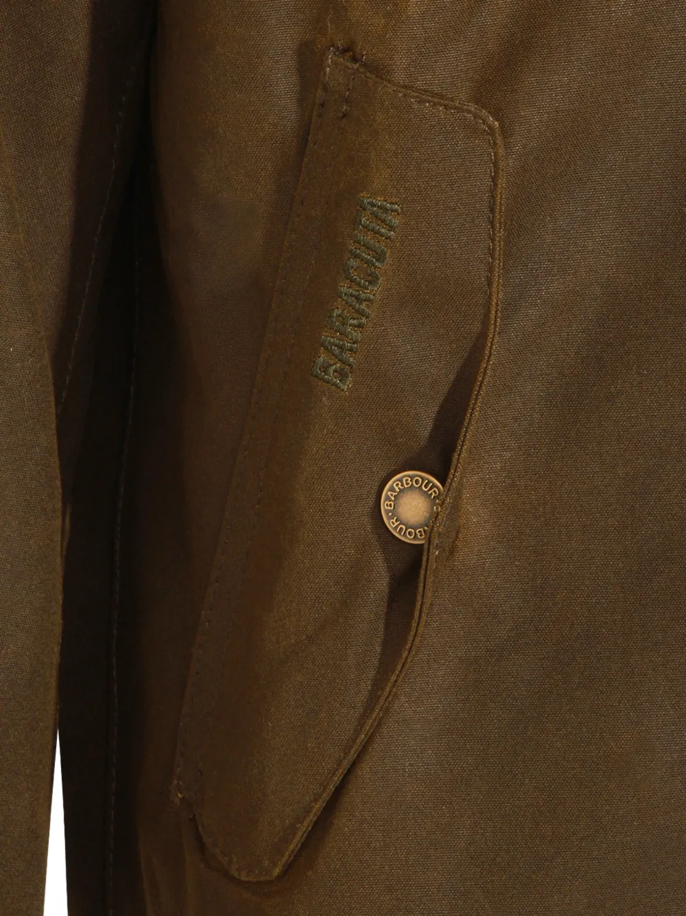 Baracuta x Barbour zip-up jacket Groen