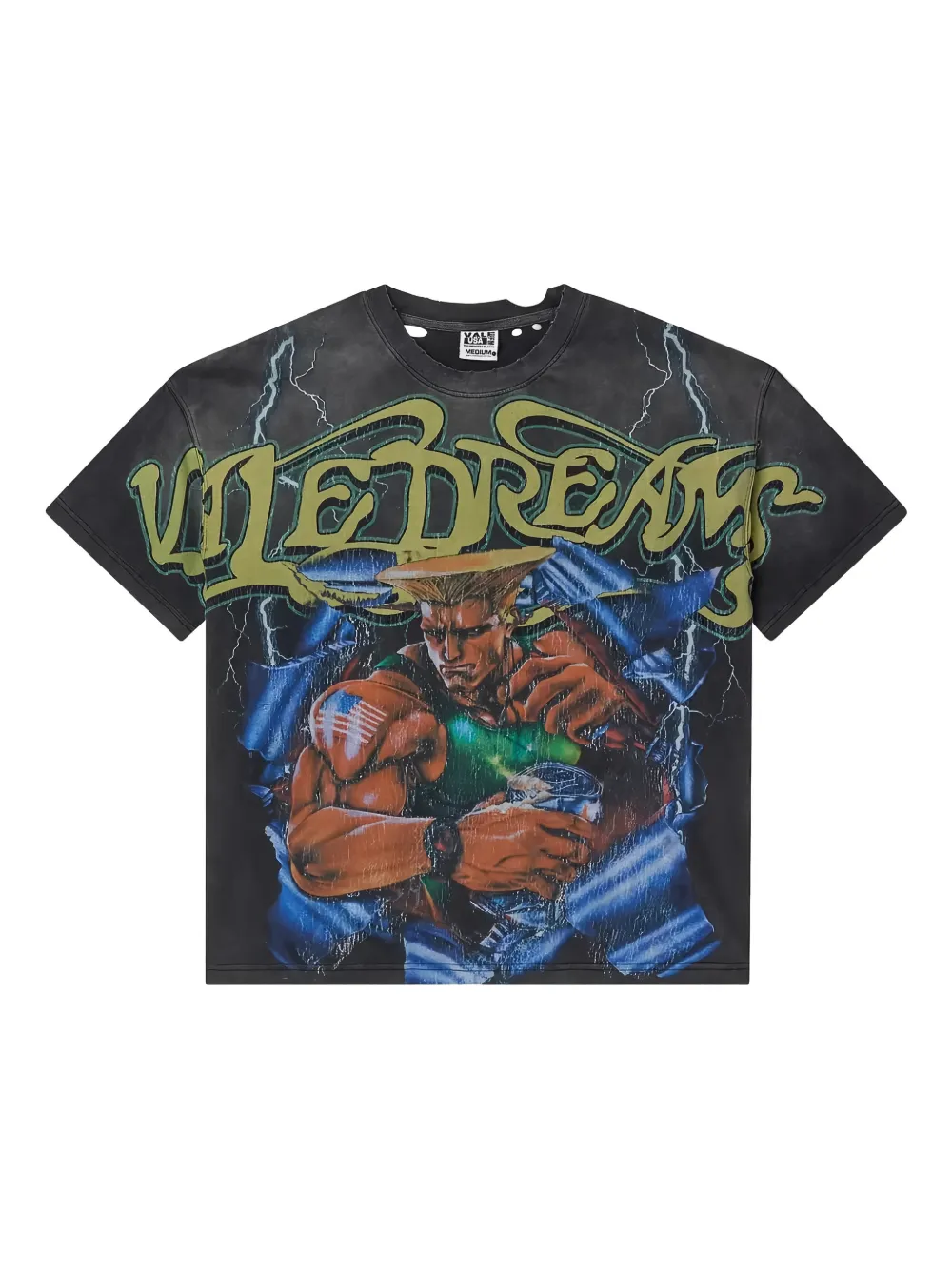 Vale playera Guile | negro | Image 1