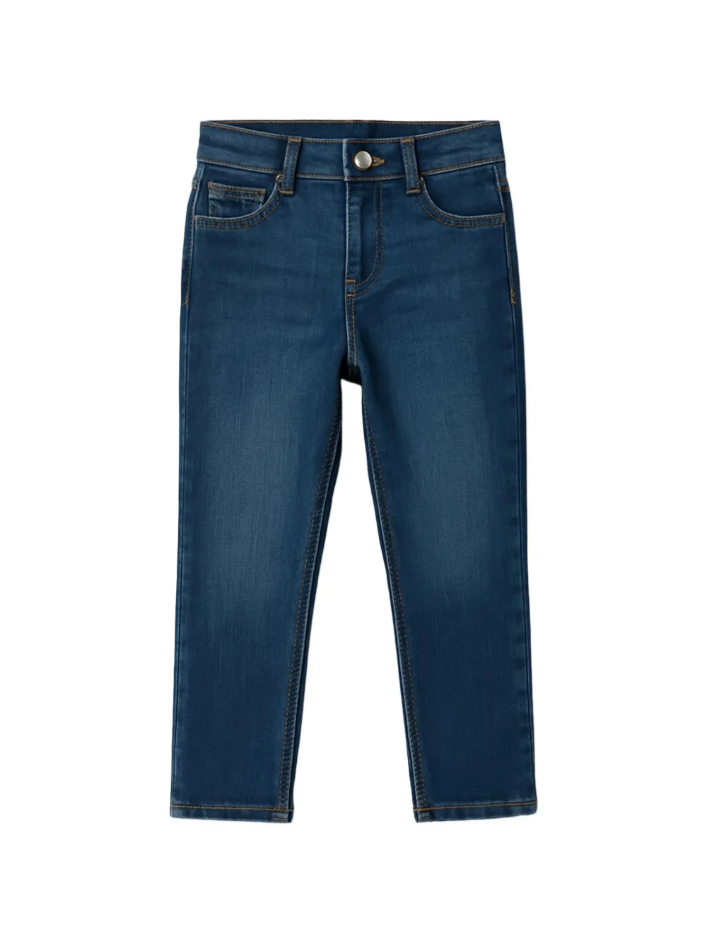 Mininio Kids' Button-fastening Trousers Set (set Of Four) In Green