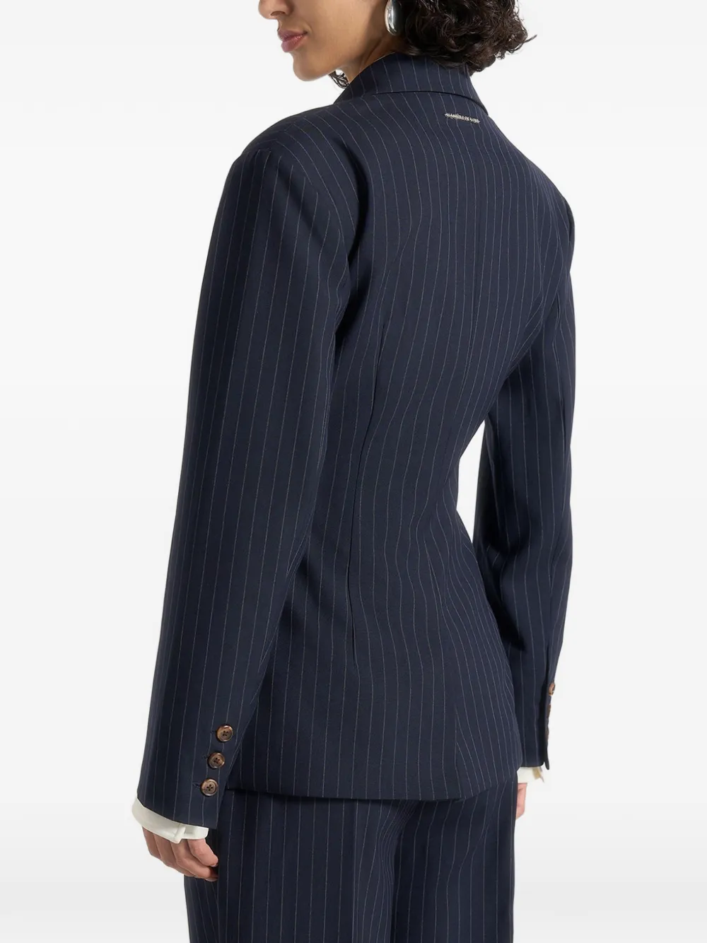 Manière De Voir Maia blazer met dubbele rij knopen Blauw