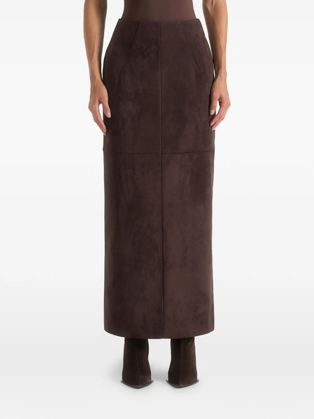 Manière De Voir Célie Maxi Skirt In Brown