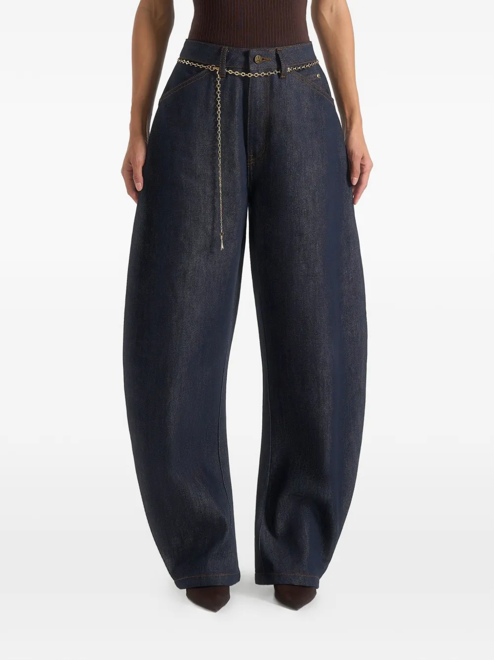 Manière De Voir Jeans affusolati Énora - Blu