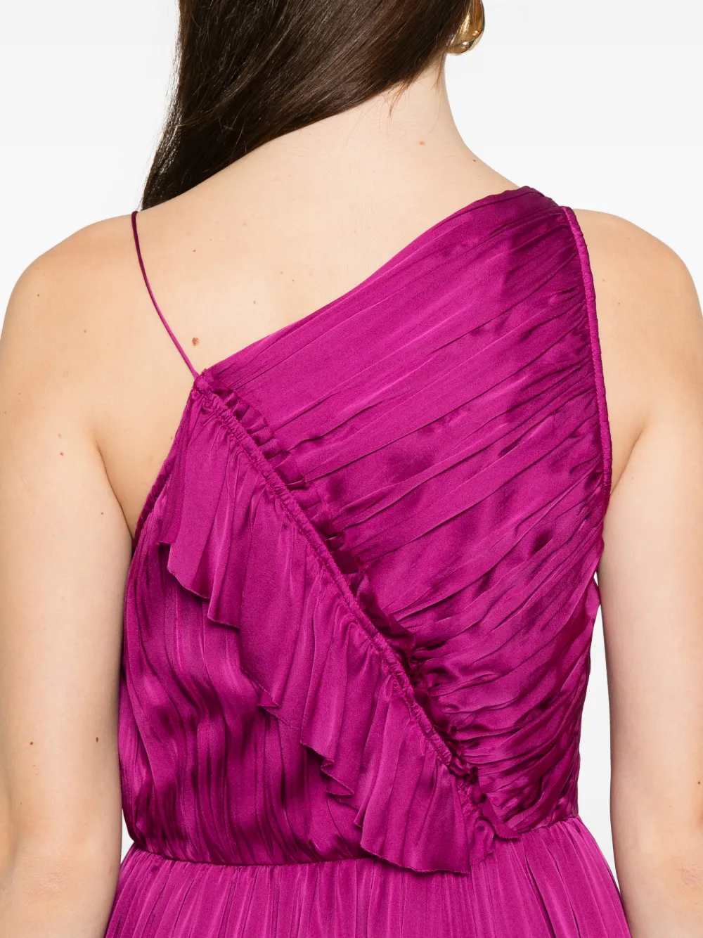Ulla Johnson Aisha maxi-jurk met ruches Paars