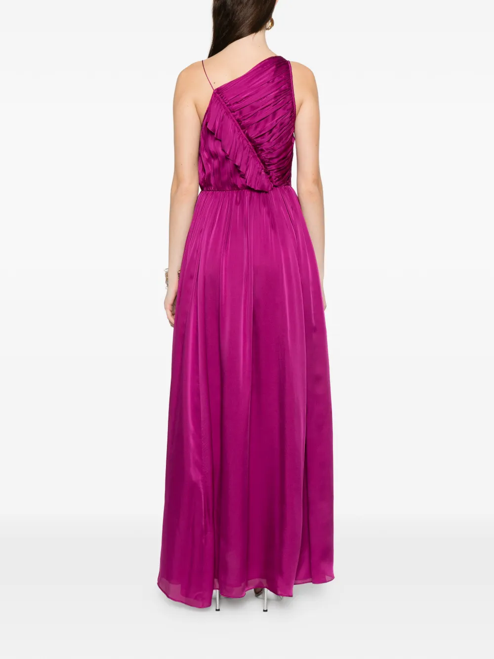 Ulla Johnson Aisha maxi-jurk met ruches Paars