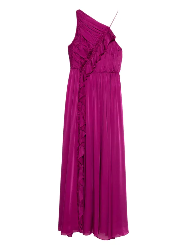 ulla johnson dress purple Ulla Johnson - - Oriana Gathered Maxi Dress - Purple - L