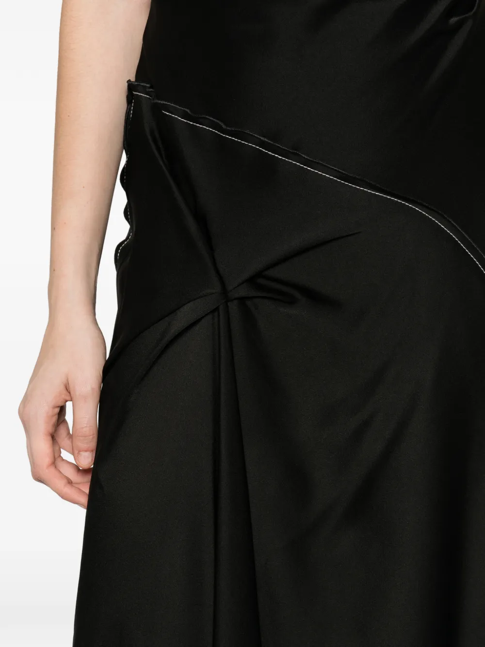 Victoria Beckham Mini-jurk met col Zwart