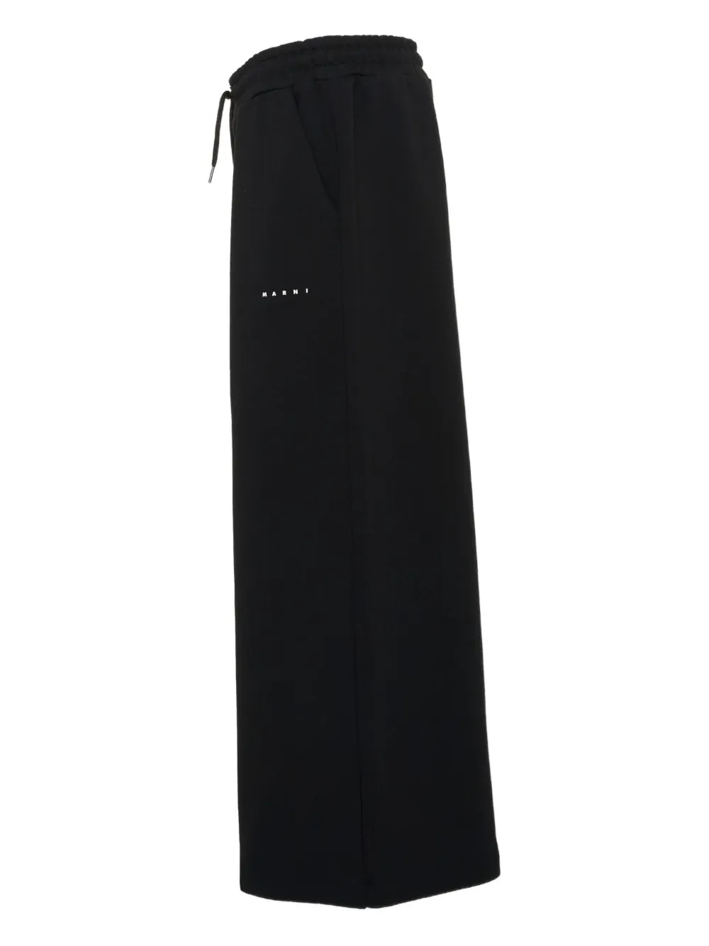 Marni Kids drawstring-fastening track pants Zwart