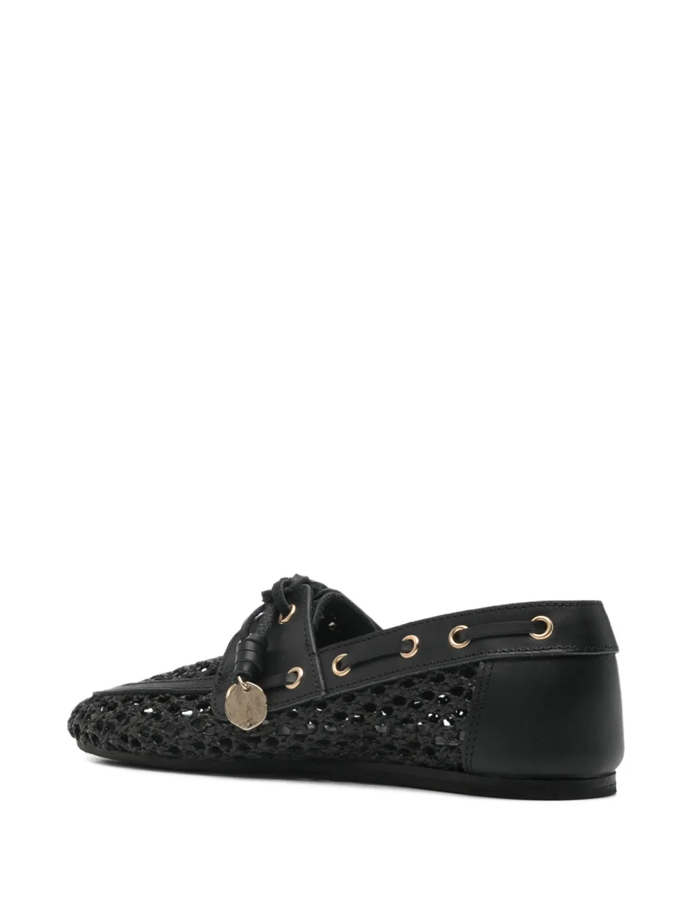 Ancient Greek Sandals Geweven derby schoenen Zwart