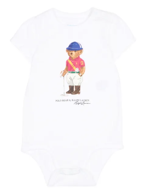 POLO RALPH LAUREN KIDS mameluco estilo playera tipo polo