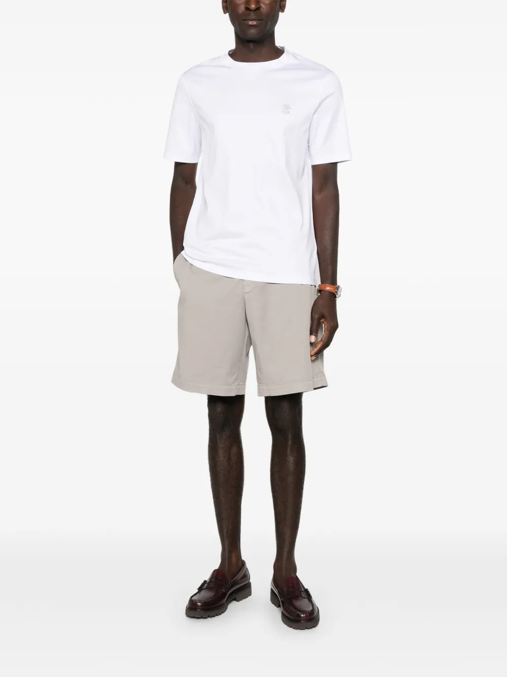 Brunello Cucinelli button shorts | Shorts chino | Image 2