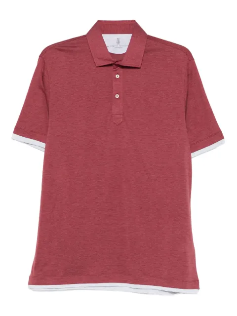 Brunello Cucinelli short-sleeve polo shirt