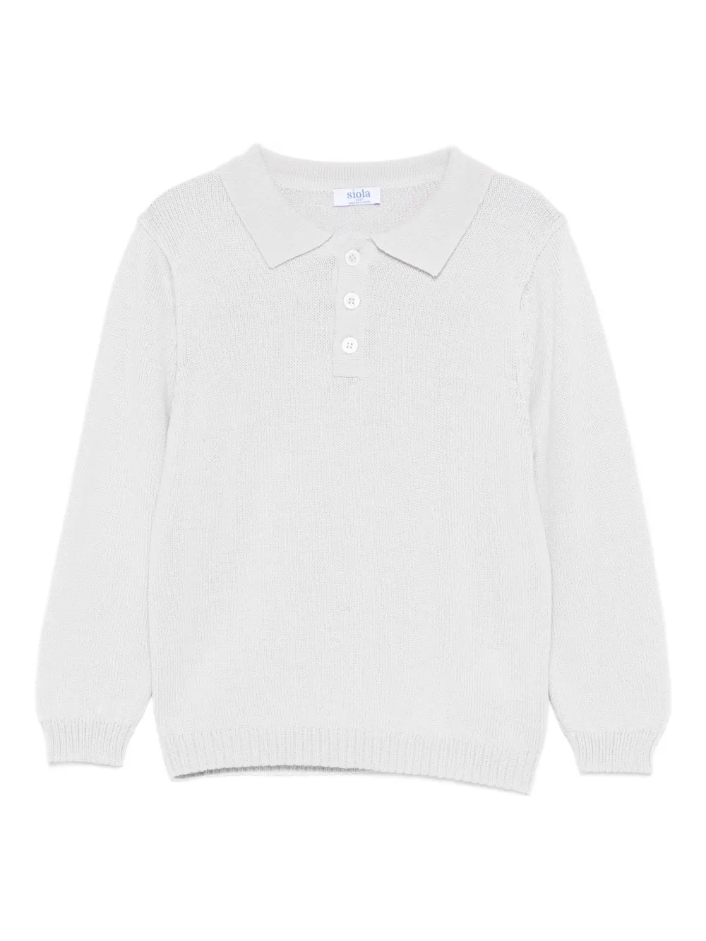 Siola buttoned polo shirt | Grey | Image 1