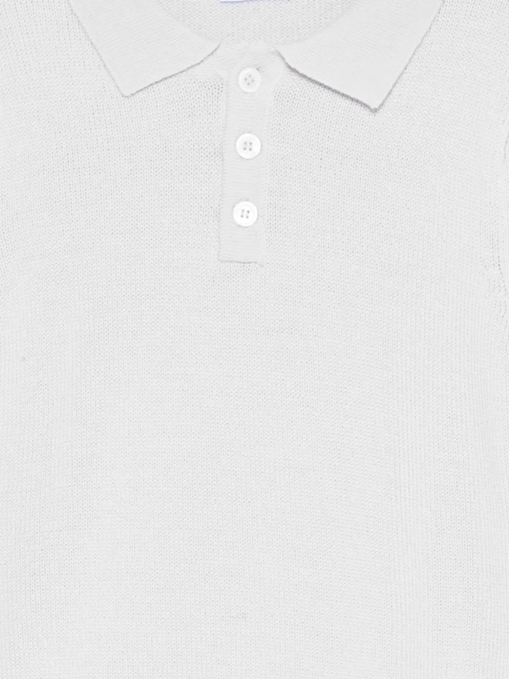 Siola Buttoned Polo Shirt In Gray