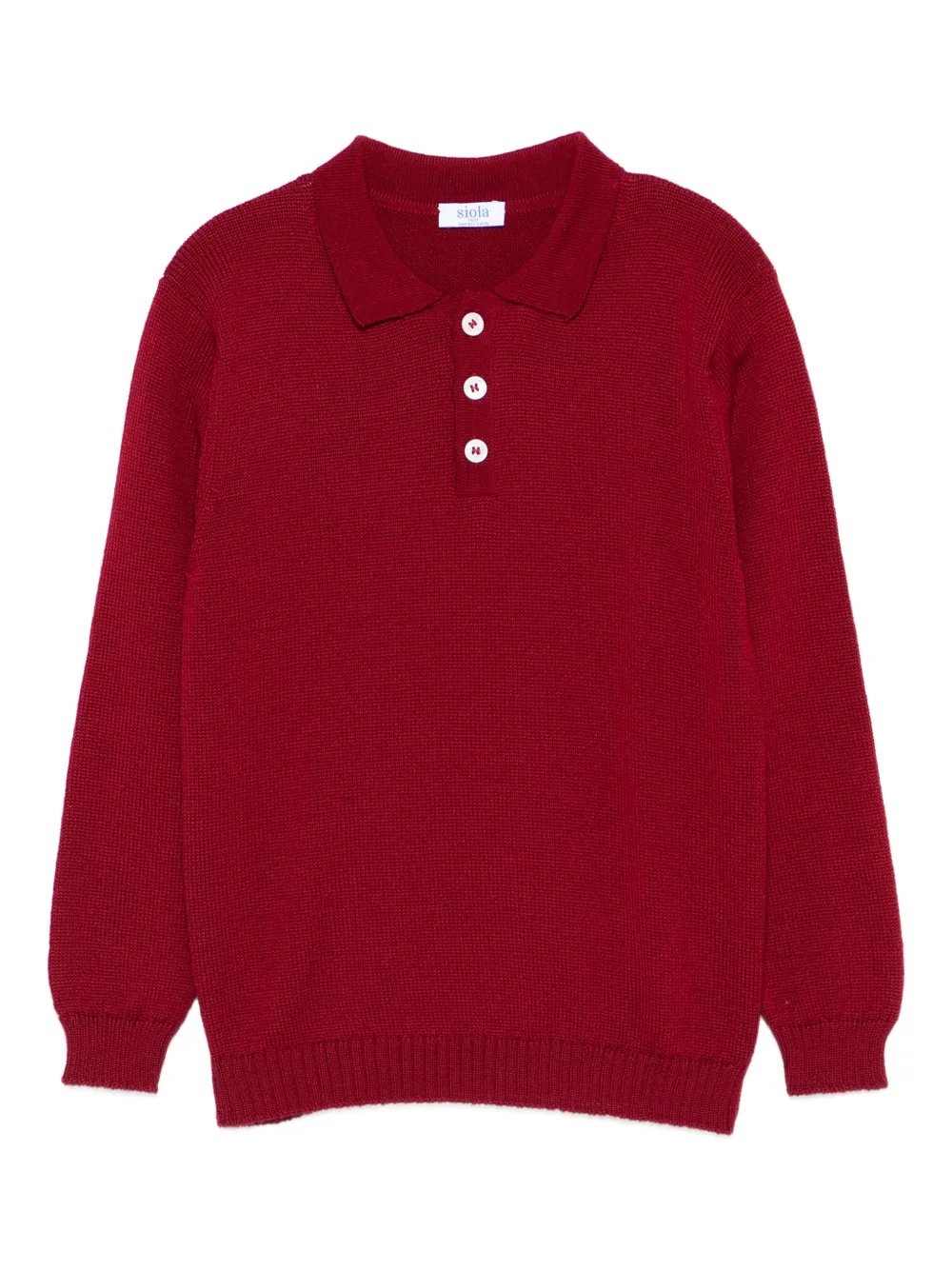 Siola buttoned polo shirt - Rosso