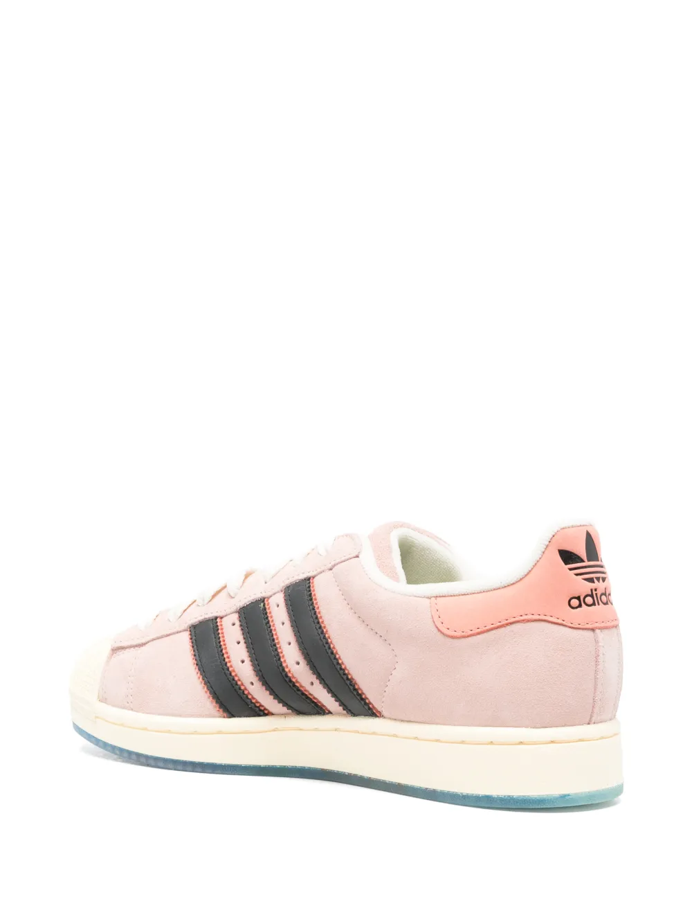 adidas Superstar gestreepte sneakers Roze
