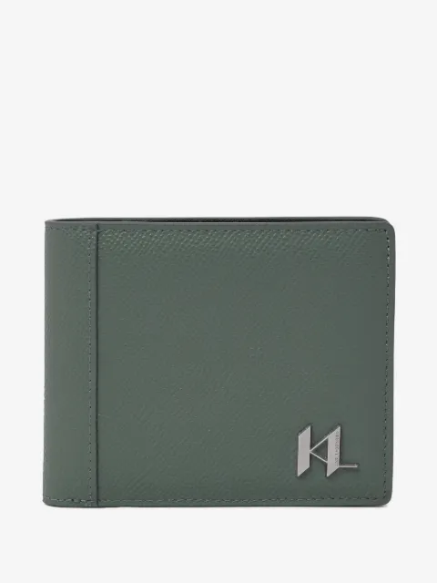 Karl Lagerfeld K/Monogram leather wallet