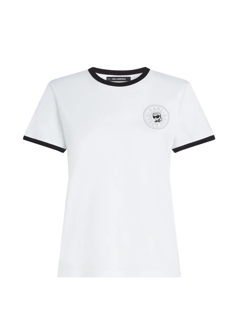 Karl Lagerfeld T-shirt girocollo - Bianco