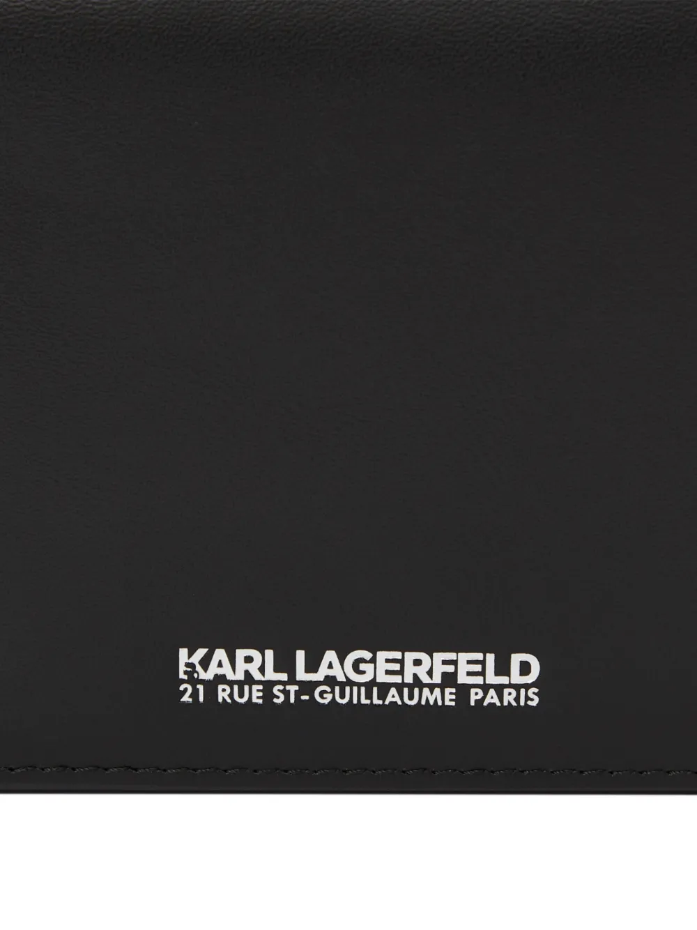 Karl Lagerfeld K Traveller portemonnee met logoprint Zwart