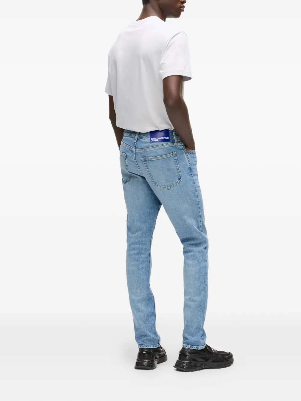 Karl Lagerfeld Jeans met vijf zakken Blauw