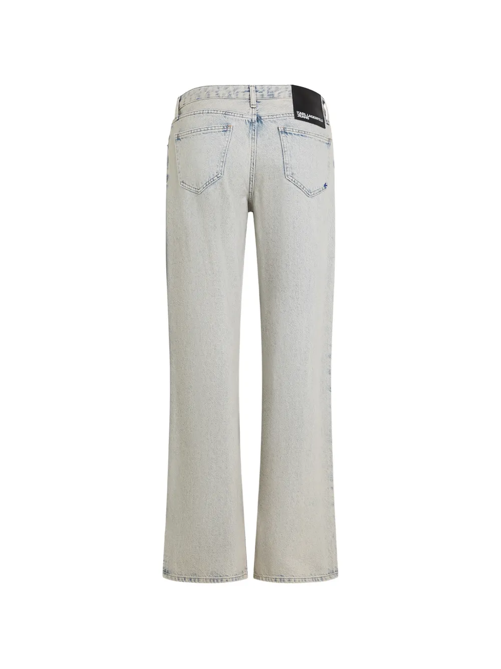Slit-Hem Jeans