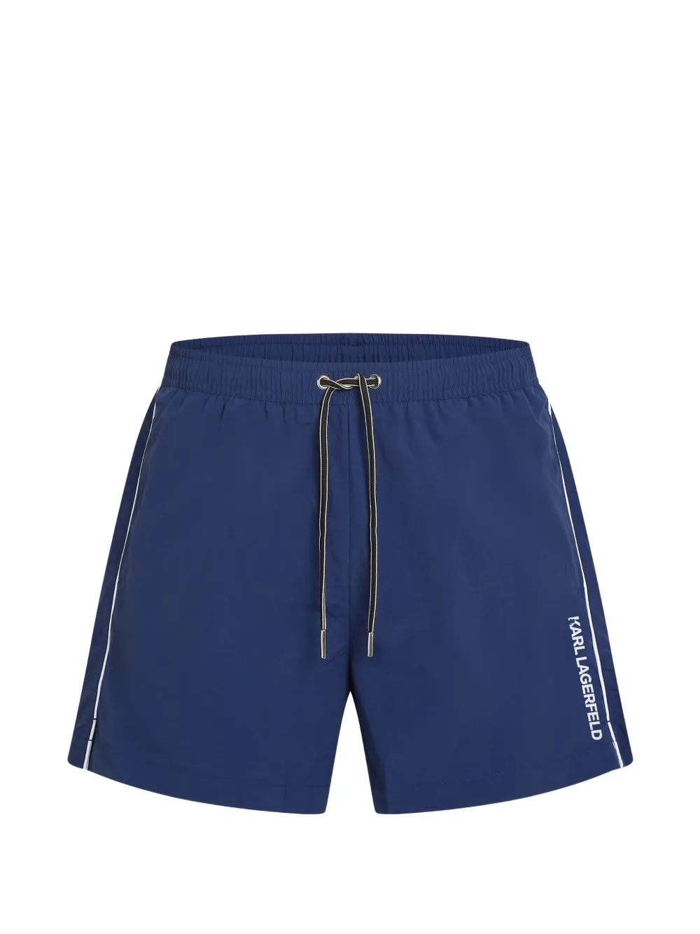 Karl Lagerfeld Costume da bagno con logo - Blu