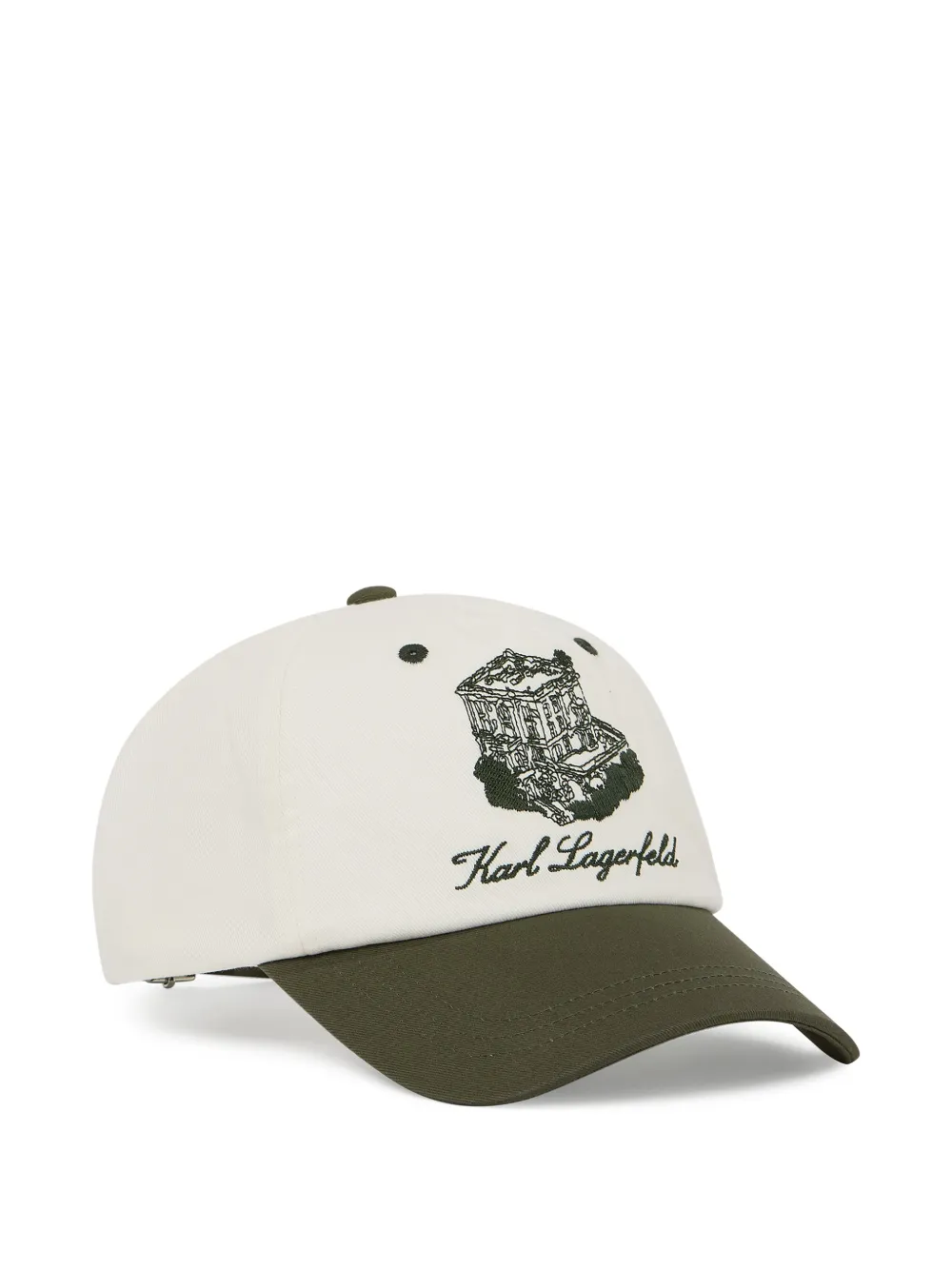 Karl Lagerfeld Cappello da baseball con stampa grafica - Toni neutri