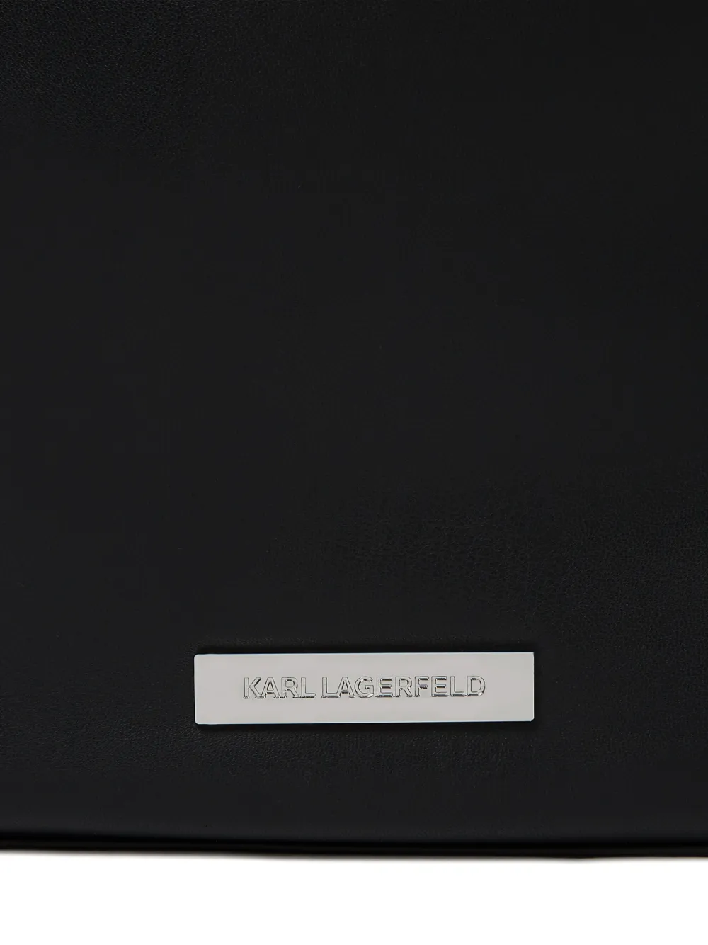 Karl Lagerfeld Ikon schoudertas met logoplakkaat Zwart